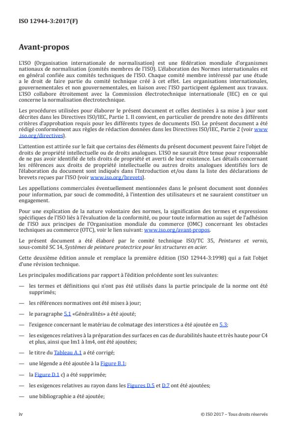 ISO 12944-3:2017 ISO 12944-3:2017 - Peintures et vernis -- Anticorrosion des structures en acier par systemes de peinture - Page 4 preview