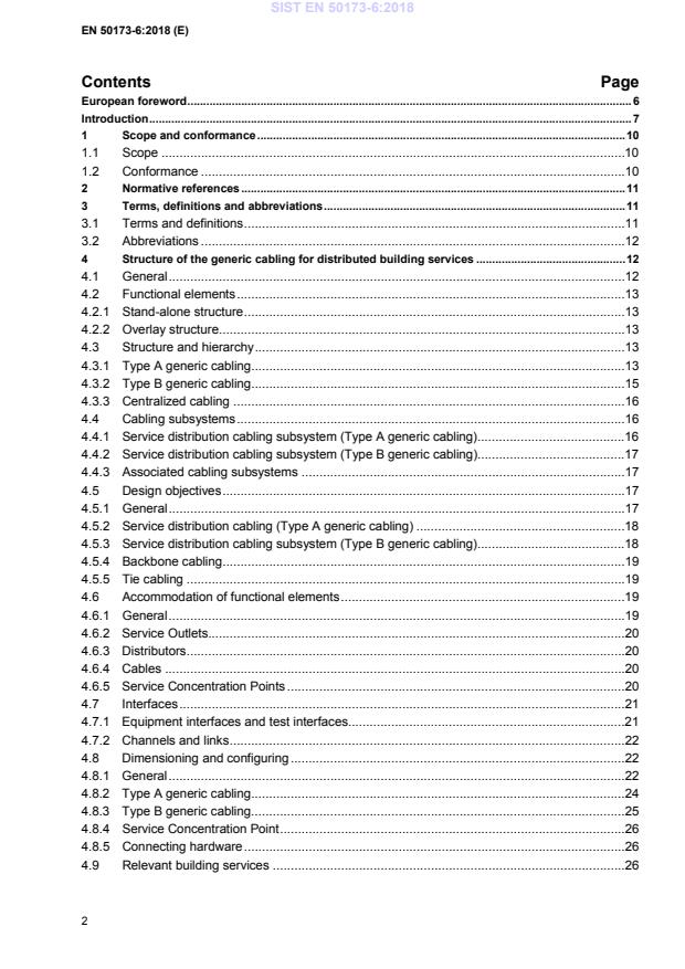 EN 50173-6:2018 EN 50173-6:2018 - Page 4 preview