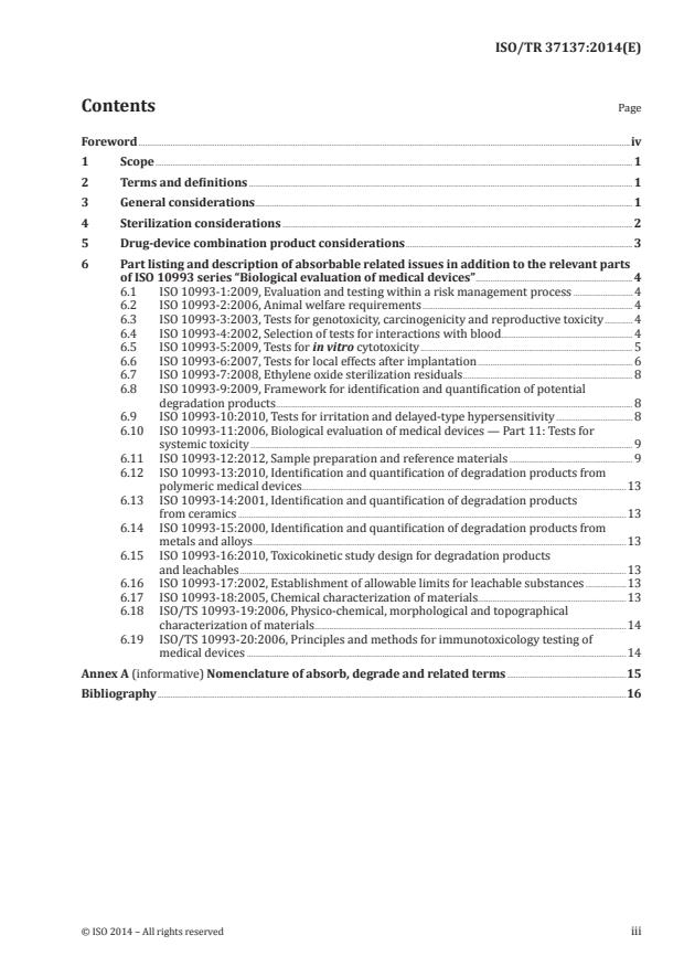 ISO/TR 37137:2014 - Cardiovascular biological evaluation of medical devices -- Guidance for absorbable implants