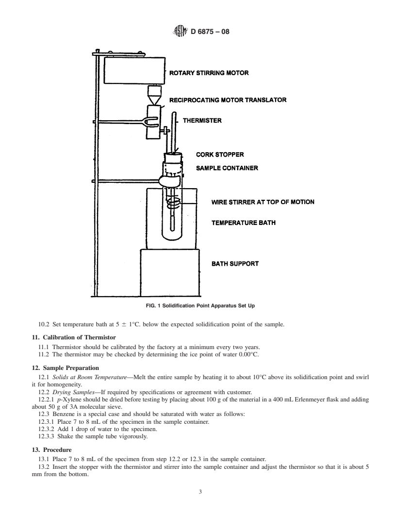 ASTM D6875-08 - Standard Test Method for Solidification Point of ...