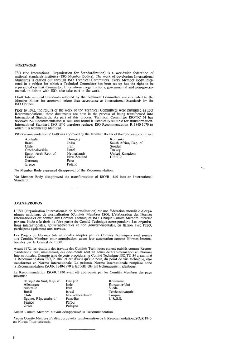 ISO 1840:1976 ISO 1840:1976 - Page 2 preview