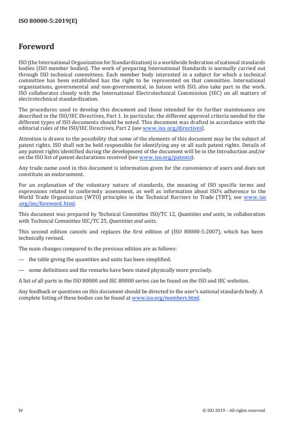 ISO 80000-5:2019 ISO 80000-5:2019 - Quantities and units - Page 4 preview