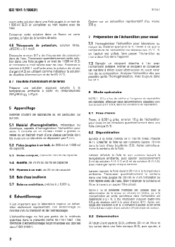 ISO 1841-1:1996 - Viande et produits à base de viande — Détermination de la teneur en chlorures — Partie 1: Méthode de Volhard
Released:6/27/1996 - Page 4 preview