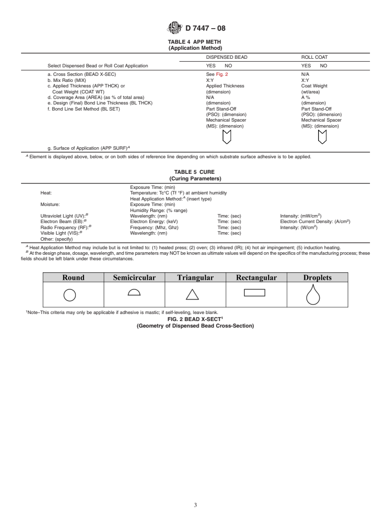 ASTM D7447-08 - Standard Practice for Symbolizing Adhesive Applications