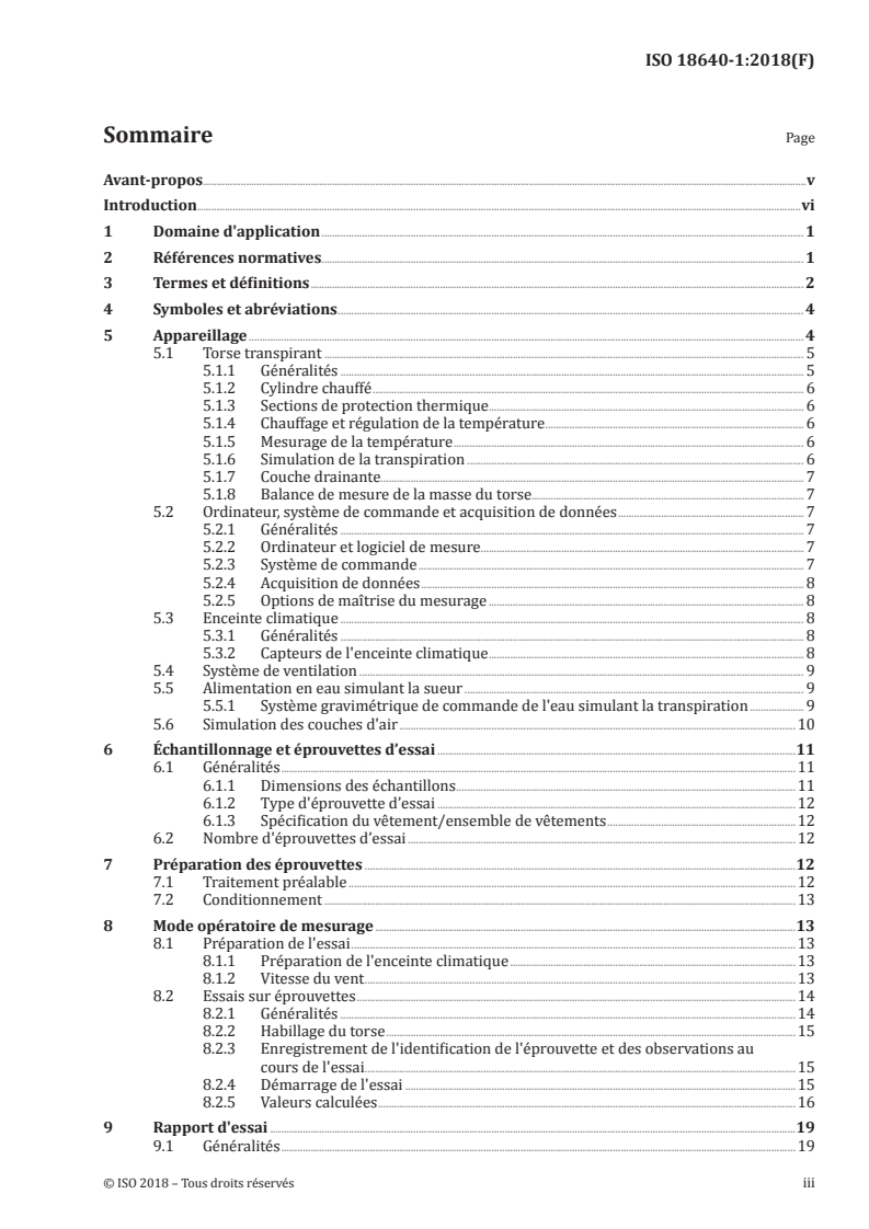ISO 18640-1:2018 - Vêtements de protection pour sapeurs-pompiers — Effet physiologique — Partie 1: Mesurage du transfert couplé de chaleur et d'humidité à l'aide du torse transpirant
Released:9/28/2018