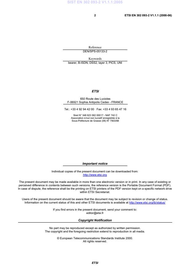 SIST EN 302 093-2 V1.1.1:2005 SIST EN 302 093-2 V1.1.1:2005 - Page 4 preview