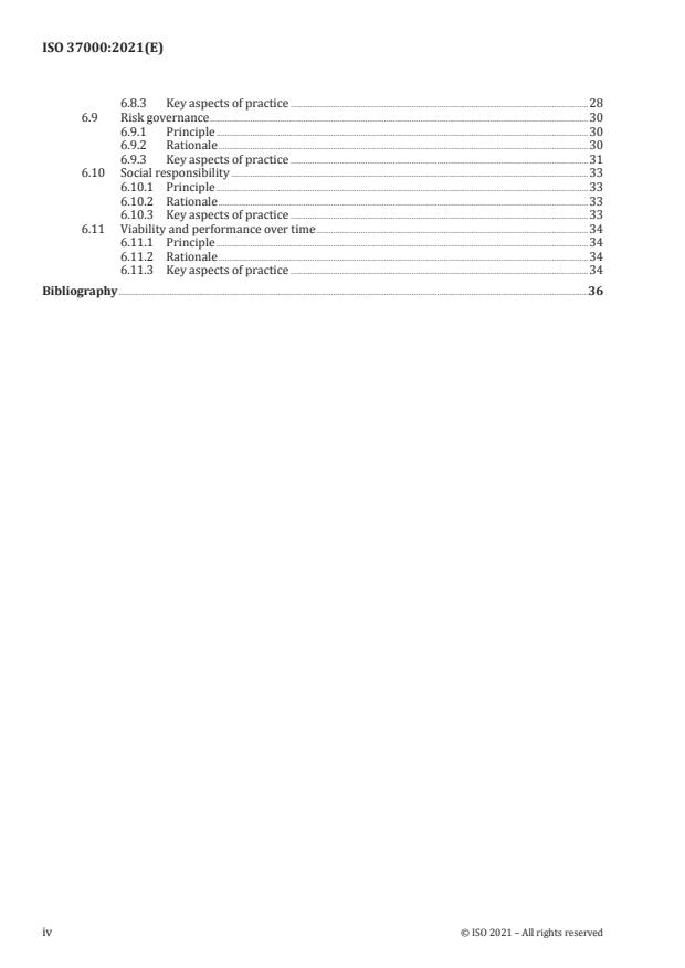 ISO 37000:2021 ISO 37000:2021 - Governance of organizations -- Guidance - Page 4 preview