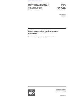 ISO 37000:2021 - Page 3 preview