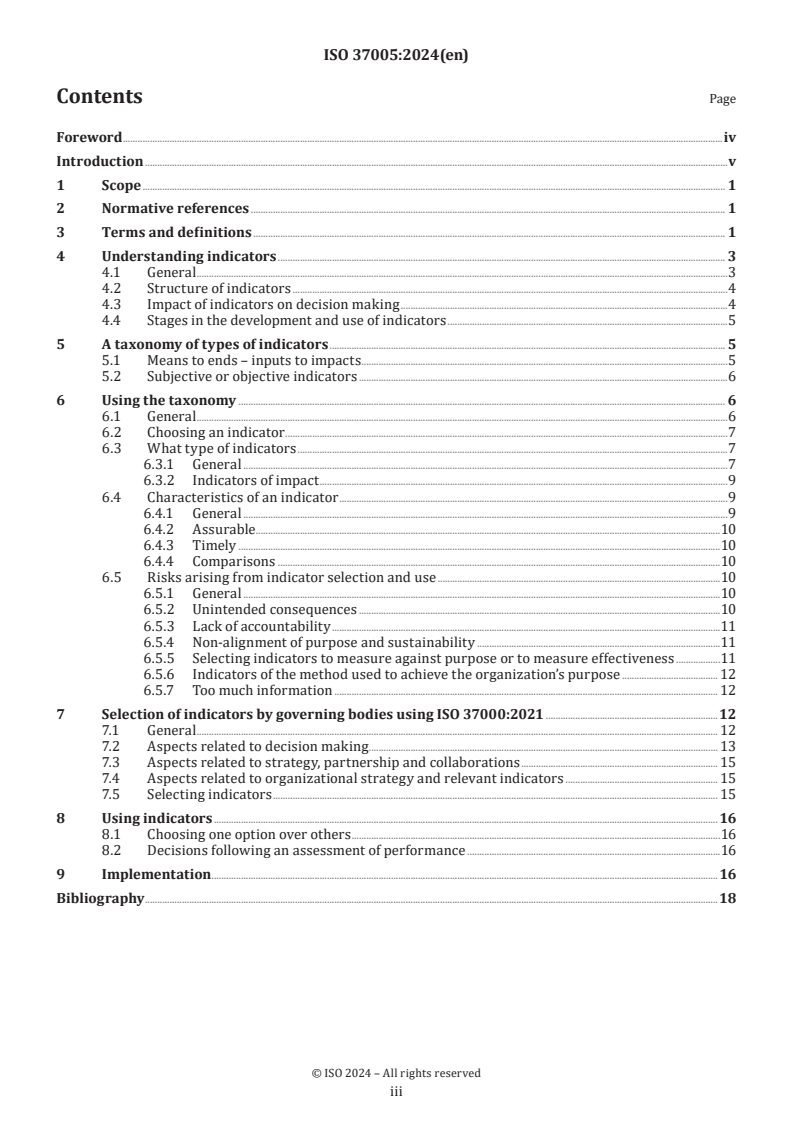 ISO 37005:2024 - Governance of organizations — Developing indicators for effective governance
Released:31. 07. 2024