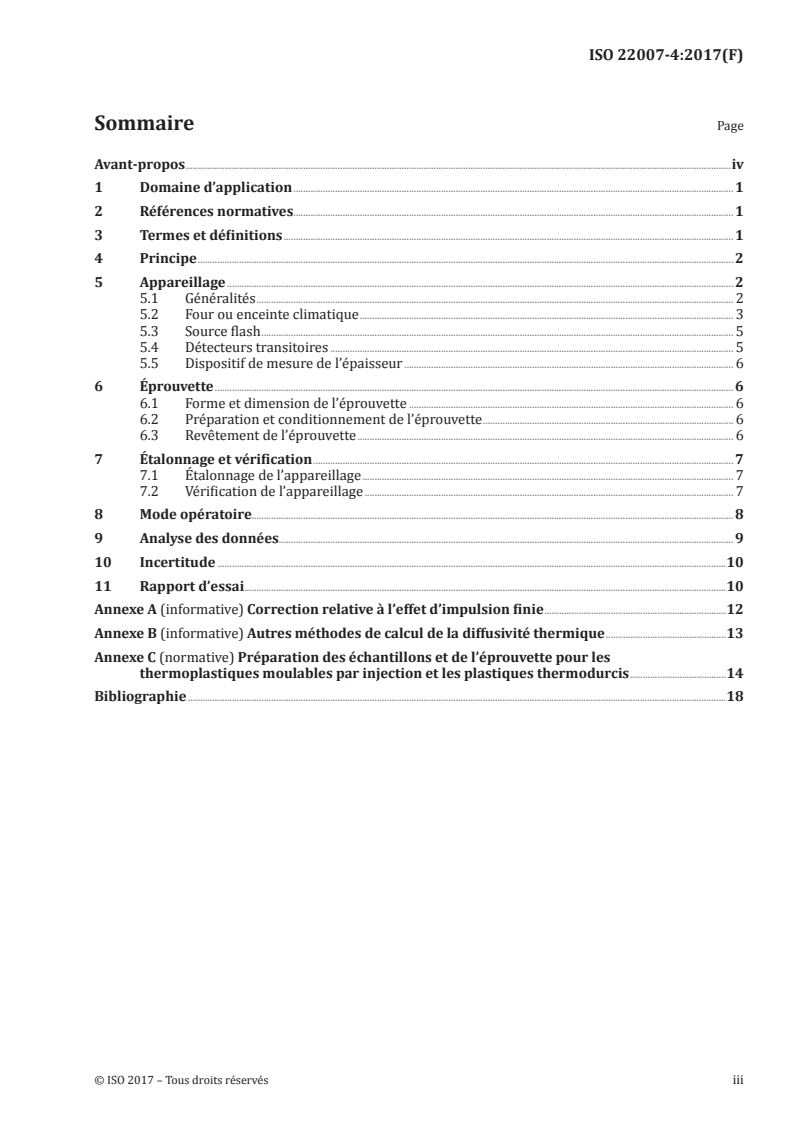 ISO 22007-4:2017 - Plastiques — Détermination de la conductivité thermique et de la diffusivité thermique — Partie 4: Méthode flash laser
Released:6/28/2017