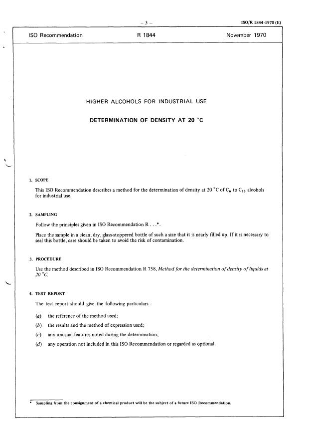 ISO/R 1844:1970 - Withdrawal of ISO/R 1844-1970