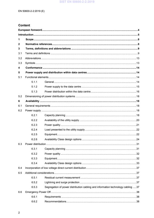EN 50600-2-2:2019 EN 50600-2-2:2019 - Page 4 preview