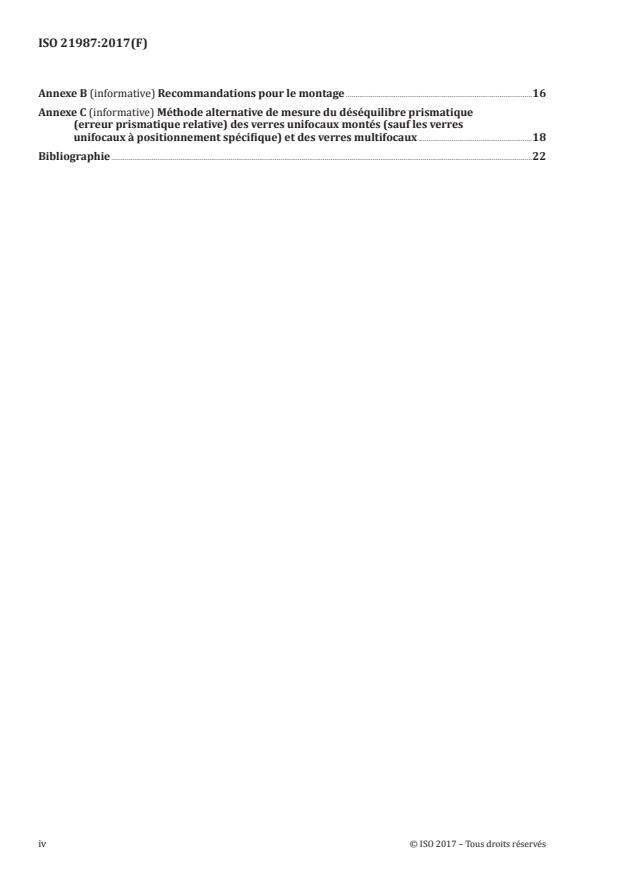 ISO 21987:2017 ISO 21987:2017 - Optique ophtalmique -- Verres ophtalmiques montés - Page 4 preview