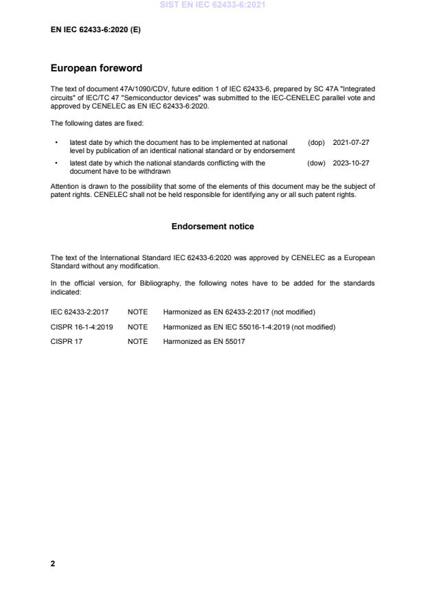SIST EN IEC 62433-6:2021 SIST EN IEC 62433-6:2021 - BARVE - Page 4 preview