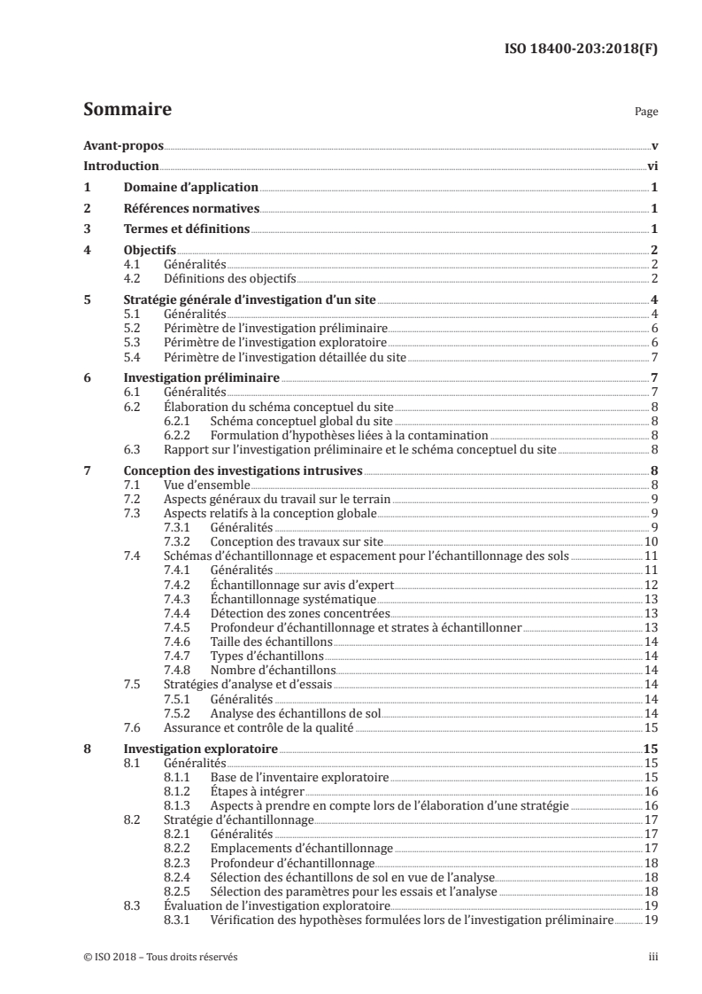 ISO 18400-203:2018 - Qualité du sol — Échantillonnage — Partie 203: Investigation des sites potentiellement contaminés
Released:10/15/2018