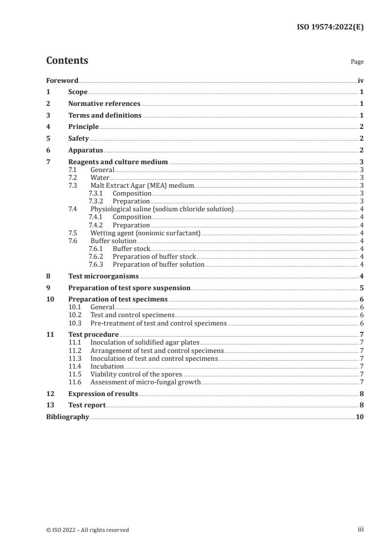 ISO 19574:2022 - Footwear and footwear components — Qualitative test method to assess antifungal activity (growth test)
Released:1/25/2022