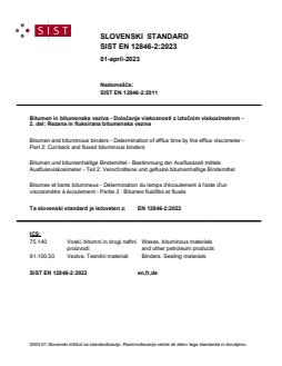 SIST EN 12846-2:2023 - Page 1 preview