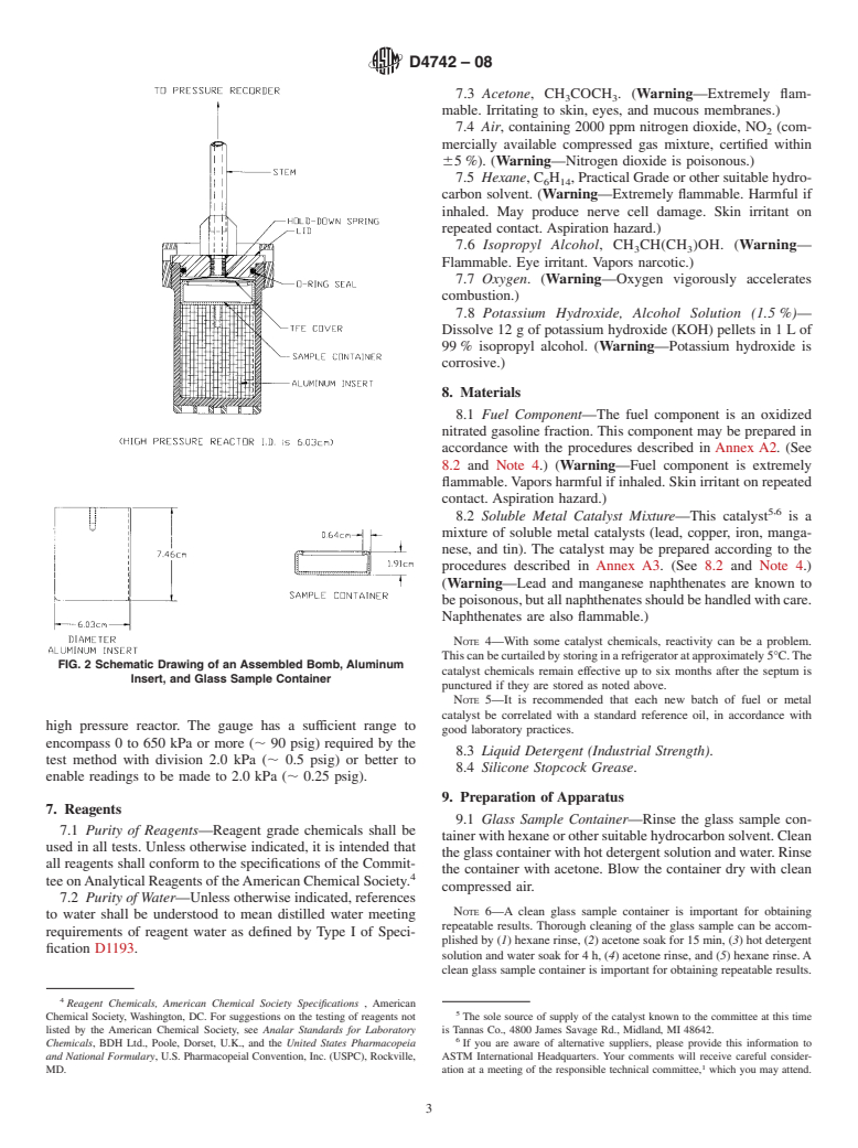 ASTM D4742-08 - Standard Test Method for Oxidation Stability of Gasoline Automotive Engine Oils by Thin-Film Oxygen Uptake (TFOUT)