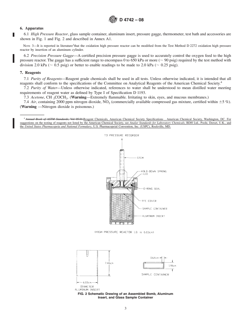 REDLINE ASTM D4742-08 - Standard Test Method for Oxidation Stability of Gasoline Automotive Engine Oils by Thin-Film Oxygen Uptake (TFOUT)