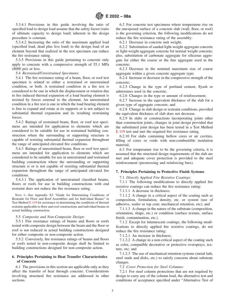 ASTM E2032-08a - Standard Guide for Extension of Data From Fire Resistance Tests Conducted in Accordance with ASTM E 119