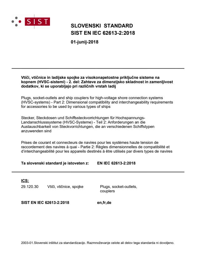 EN IEC 62613-2:2018