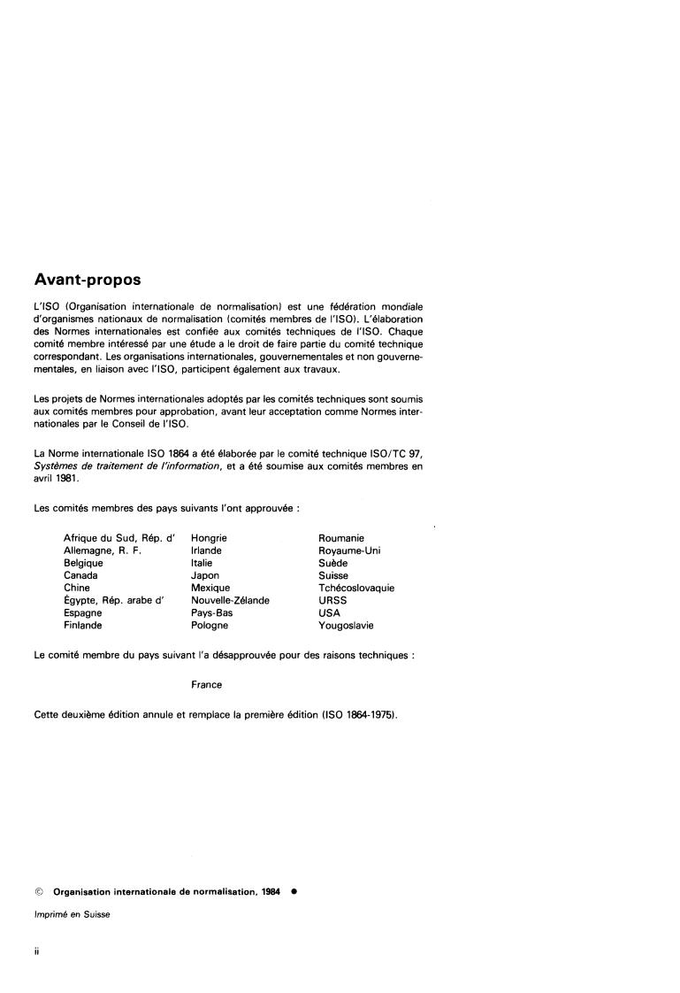 ISO 1864:1984 ISO 1864:1984 - Information processing — Unrecorded 12,7 mm (0.5 in) wide magnetic tape for information interchange — 32 ftpmm (800 ftpi) NRZ1, 126 ftpmm (3 200 ftpi) phase encoded and 356 ftpmm (9 042 ftpi), NRZ1
Released:2/1/1984 - Page 2 preview