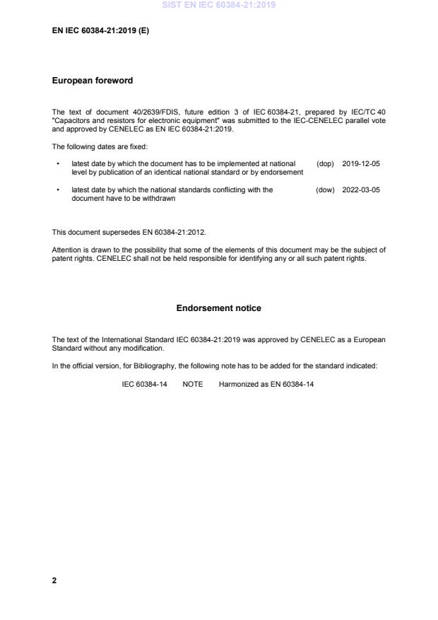 SIST EN IEC 60384-21:2019 SIST EN IEC 60384-21:2019 - Page 4 preview