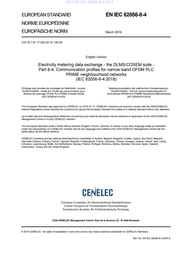 EN IEC 62056-8-4:2019 - BARVE