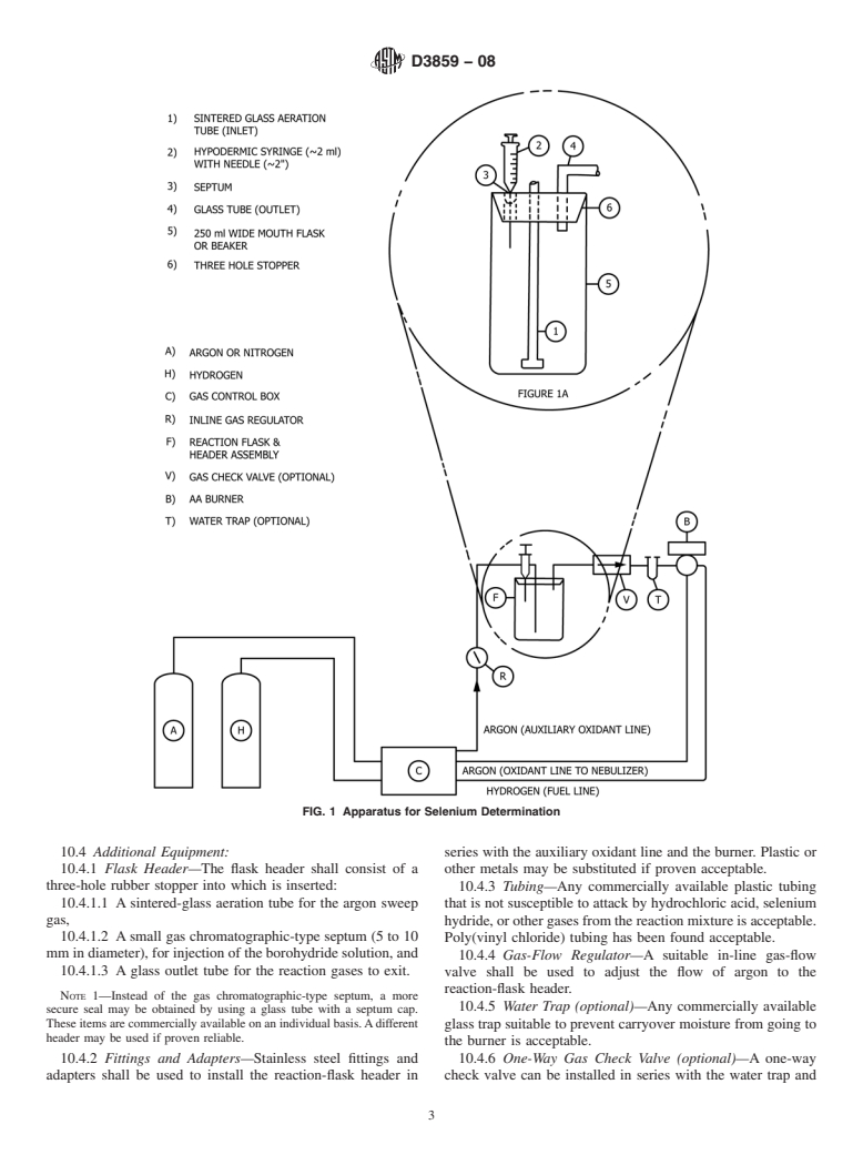 ASTM D3859-08 - Standard Test Methods for Selenium in Water