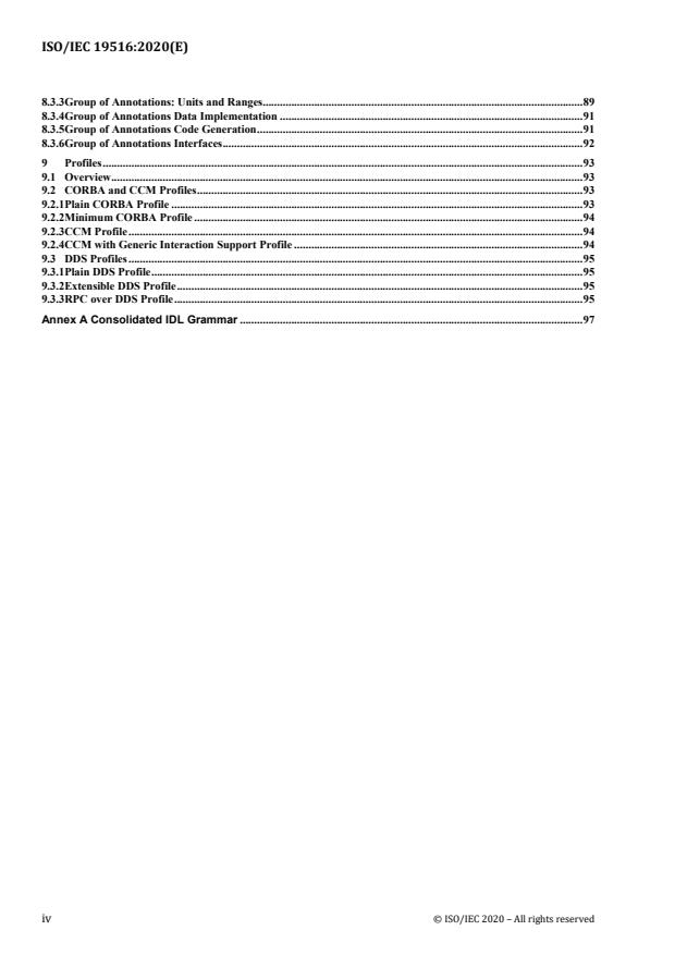 ISO/IEC 19516:2020 ISO/IEC 19516:2020 - Information technology -- Object management group -- Interface definition language (IDL) 4.2 - Page 4 preview