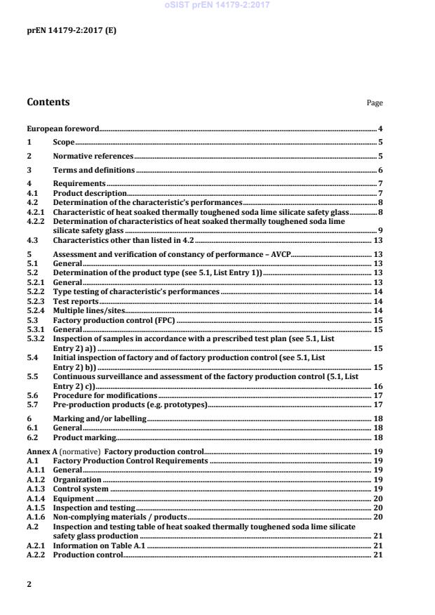 kSIST FprEN 14179-2:2019 oSIST prEN 14179-2:2017 - Page 4 preview