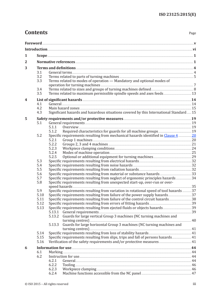 ISO 23125:2015 - Machine tools — Safety — Turning machines
Released:3/7/2016