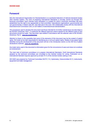 ISO 6420:2016 ISO 6420:2016 - Hydrometry -- Position fixing equipment for hydrometric boats - Page 4 preview