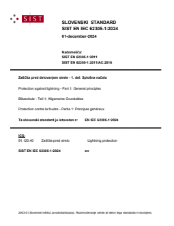 SIST EN IEC 62305-1:2024 - Page 1 preview