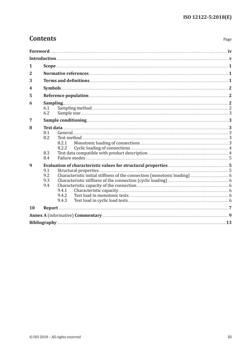 ISO 12122-5:2018 - Timber structures — Determination of characteristic values — Part 5: Mechanical connections
Released:11/13/2018