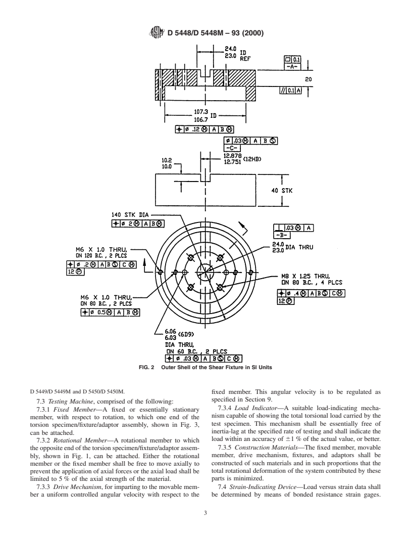 ASTM D5448/D5448M-93(2000) - Standard Test Method for Inplane Shear Properties of Hoop Wound Polymer Matrix Composite Cylinders