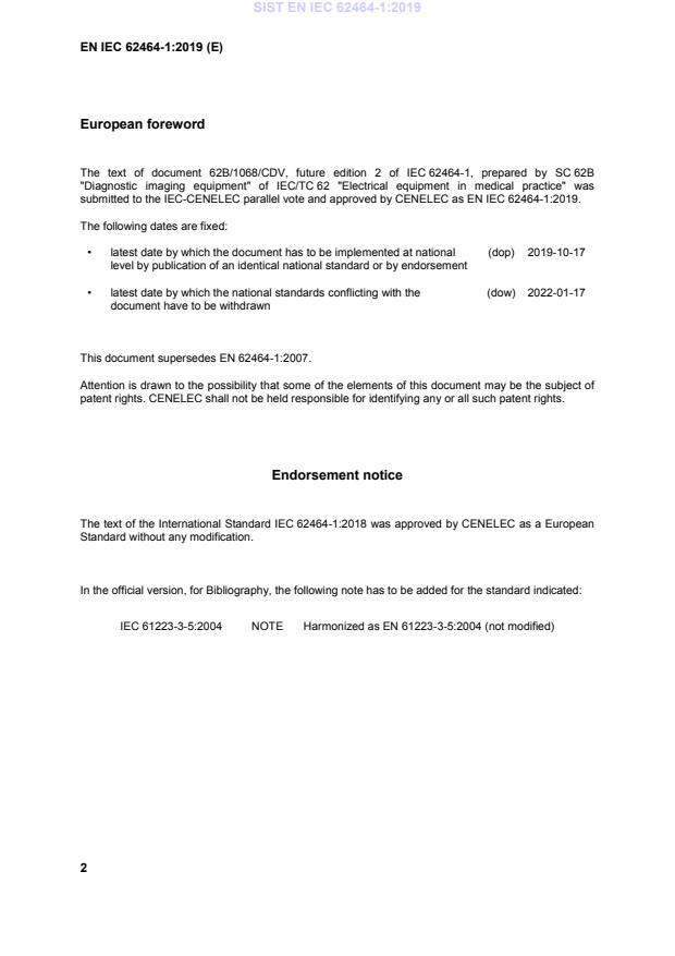 EN IEC 62464-1:2019 EN IEC 62464-1:2019 - Page 4 preview