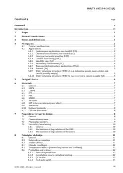 ISO/TR 18228-9:2022 - Design using geosynthetics — Part 9: Barriers
Released:4/13/2022 - Page 3 preview