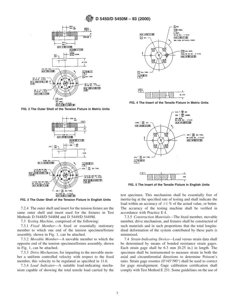 ASTM D5450/D5450M-93(2000) - Standard Test Method for Transverse Tensile Properties of Hoop Wound Polymer Matrix Composite Cylinders