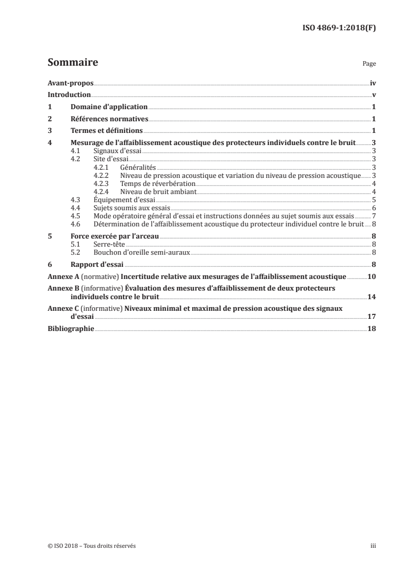 ISO 4869-1:2018 - Acoustique — Protecteurs individuels contre le bruit — Partie 1: Méthode subjective de mesurage de l'affaiblissement acoustique
Released:10/4/2018