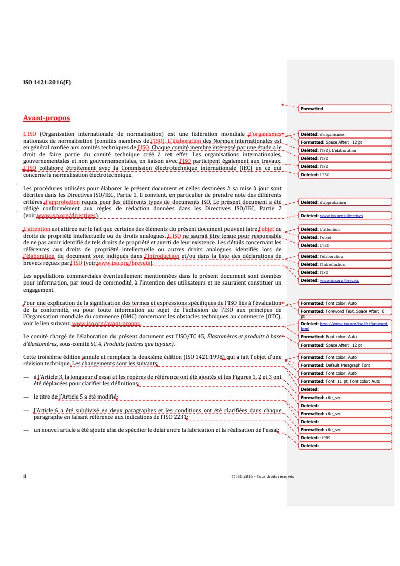 ISO 1421:2016 REDLINE ISO 1421:2016 - Rubber- or plastics-coated fabrics — Determination of tensile strength and elongation at break
Released:11/9/2017 - Page 2 preview