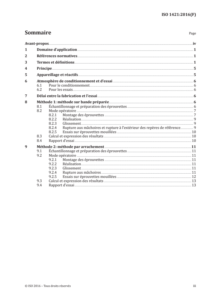 ISO 1421:2016 ISO 1421:2016 - Supports textiles revêtus de caoutchouc ou de plastique — Détermination de la force de rupture et de l'allongement à la rupture
Released:11/9/2017 - Page 3 preview