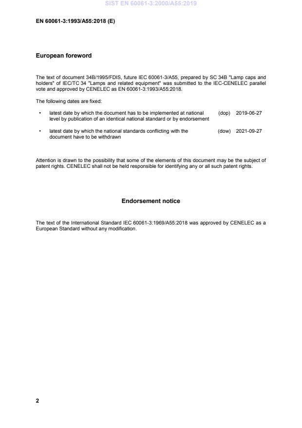 EN 60061-3:1993/A55:2018 EN 60061-3:2000/A55:2019 - Page 4 preview