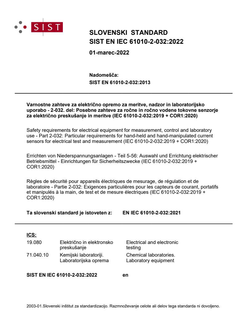 SIST EN IEC 61010-2-032:2022 - BARVE na PDF-str 15,61,62,63,70,71
