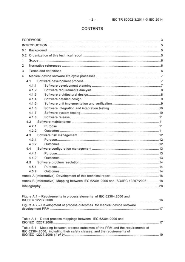IEC/TR 80002-3:2014 IEC/TR 80002-3:2014 - Medical device software - Page 4 preview