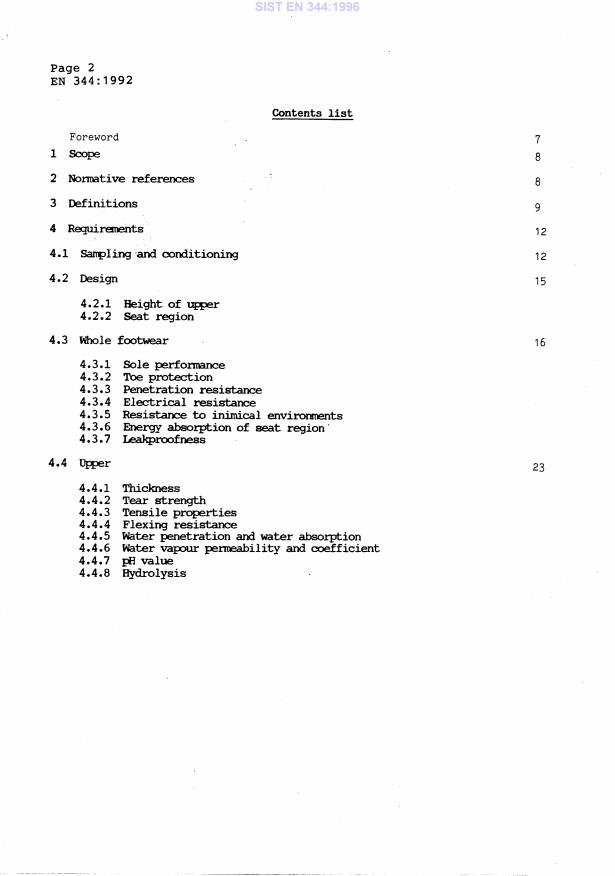 EN 344:1992 EN 344:1996 - Page 4 preview