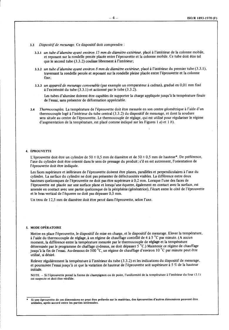ISO/R 1893:1970 ISO/R 1893:1970 - Refractory products — Determination of refractoriness under load (Differential — With rising temperature)
Released:10/1/1970 - Page 4 preview