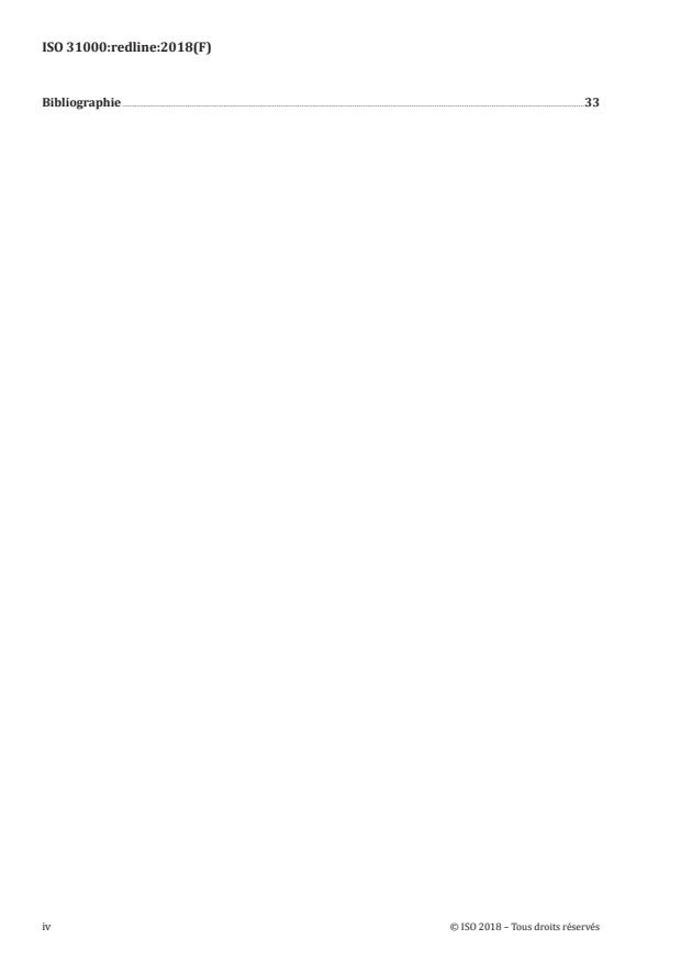 ISO 31000:2018 REDLINE ISO 31000:2018 - Management du risque -- Lignes directrices - Page 4 preview