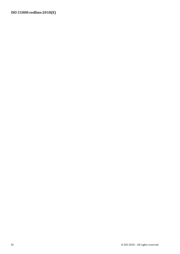 ISO 31000:2018 REDLINE ISO 31000:2018 - Risk management -- Guidelines - Page 4 preview