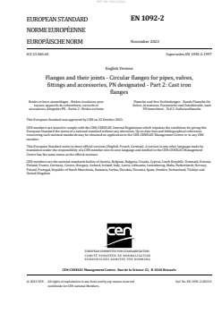 EN 1092-2:2024 - Page 3 preview